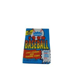Vintage 1990 Fleer Baseball Trading Cards 10th Anniversary Edition Pack Sealed